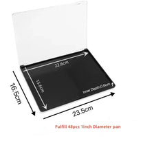 UDTIP paleta magnética XL con tapa clara para comparar tonos rápidamente