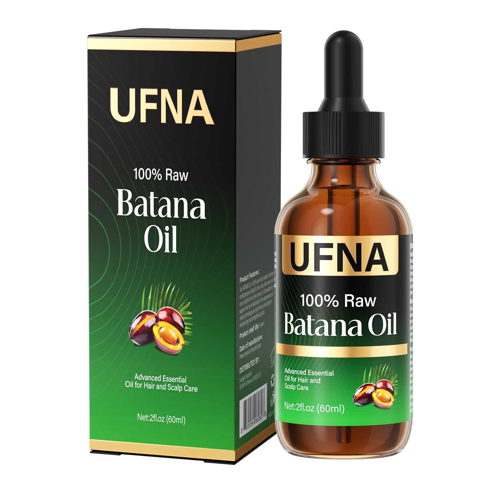 UFNA Batana Oil flacon – nourrissant pour les cheveux.