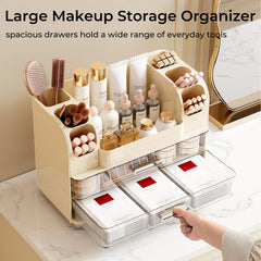UFORU organizador tocador, superficie superior para cuidado de la piel y paletas.