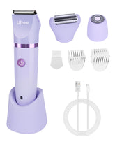 Ufree Bikini Trimmer con accesorios-profesionales para un cuidado preciso.