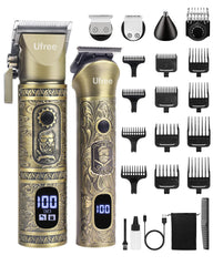 Ufree cortapelos para hombres, kit completo para recortes precisos en casa