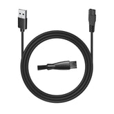 Cargador Meridian de uijino conectado a la afeitadora, carga rápida y estable