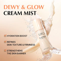 UIQ Biome Barrier Cream Mist: aplicación suave en la piel para uso cotidiano.