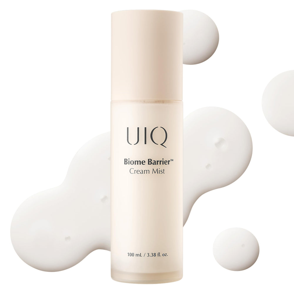 UIQ Biome Barrier Cream Mist: botella para hidratación diaria.