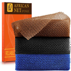Esponja neta africana UJFQBH de 30 cm x 80 cm para lavado corporal suave.