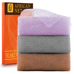 Esponja exfoliante africana UJFQBH morada para exfoliar suavemente la piel.
