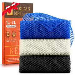 Esponja UJFQBH azul para exfoliar suavemente el cuerpo.