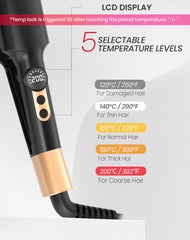 UKLISS Mini Waver Calentamiento en 30 segundos para styling eficiente