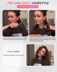 UKLISS Mini Waver Voltaje dual para viaje sin adaptadores