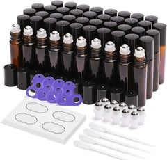 ULG botellas roller ambar 10ml protegen aceites de UV y facilitan transporte