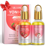 ulluxe aceite Yoni botella 1: ayuda a balancear pH y humectar la piel íntima.