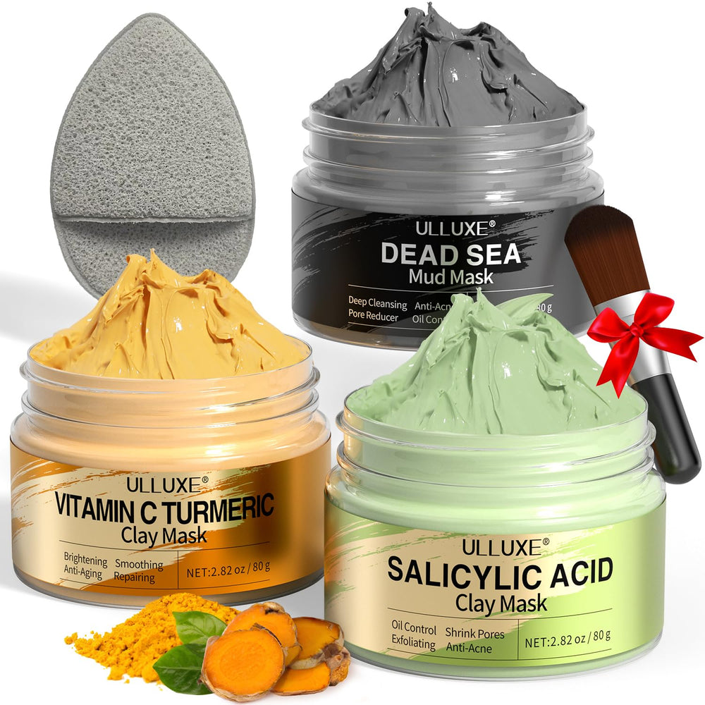 Mascarilla ulluxe de arcilla con vitamina C y cúrcuma: ilumina la piel y aporta vitalidad.