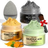 Mascarilla ulluxe de arcilla con vitamina C y cúrcuma: ilumina la piel y aporta vitalidad.