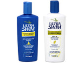UltraSwim dúo reparación champú botella: textura cremosa y limpieza suave para cabello dañado.