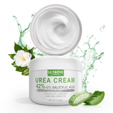 Ultrove Urea Cream 42% en frasco frente, hidratación profunda para piel seca.