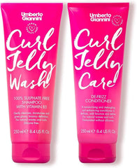Umberto Giannini Curl Jelly bottle front promoting definition and frizz control.