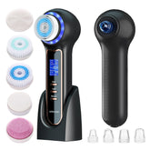 Umickoo cepillo facial 3 en 1 con pantalla LCD para una limpieza suave de poros.