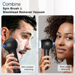 Umickoo cepillo facial rotatorio 3 en 1 para piel sensible.