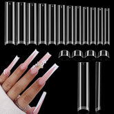 UNA GELLA: 504 piezas, uñas cuadradas 3XL para looks audaces.