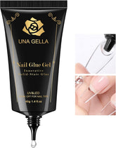 UNA GELLA gel para uñas, tubo de aplicación fácil y controlado