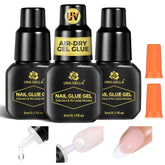 UNA GELLA pegamento gel para uñas prensadas, secado rápido sin lámpara UV.