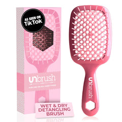 FHI Heat UNbrush con cerdas DuoFlex desenreda sin dolor en cabello rizado
