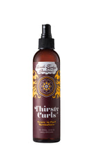 Uncle Funky's Daughter Thirsty Curls, bote sin enjuague, mejora la hidratación de los rizos.
