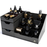 Uncluttered Designs organiza vanidad grande con cajones, ideal para cosméticos diarios.