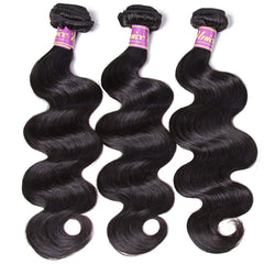 unice cabello negro natural brasileño con onda para peinados versátiles
