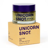 Unicorn Snot Glitter Gel holográfico dorado para la cara, brillo duradero.