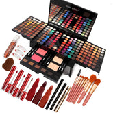UNIFULL Paleta 190 colores: sombras brillantes y mates para looks versátiles.