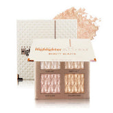 Paleta UOCK iluminación facial con 4 colores para realzar rasgos de forma sutil.