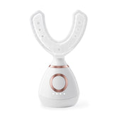 upLift 5: dispositivo facial en mano para mejorar contornos con estimulación suave.