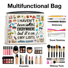 UPNEGE neceser maquillaje viaje amplio espacio para móvil y llaves