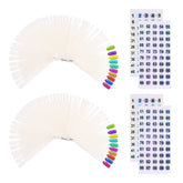 UPZIGS palitos de muestra en abanico para organizar esmaltes de forma rápida.