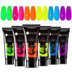 UR SUGAR Neon rosa neón, color vibrante para uñas llamativas y modernas.