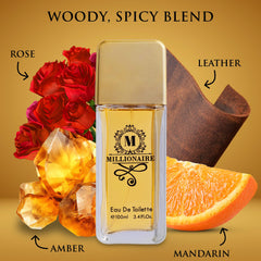 URBAN COLLECTION Millionaire: notas cítricas de naranja y pomelo con menta.
