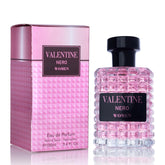 urban collection valentine bottle front, elegant amber floral design for daily wear