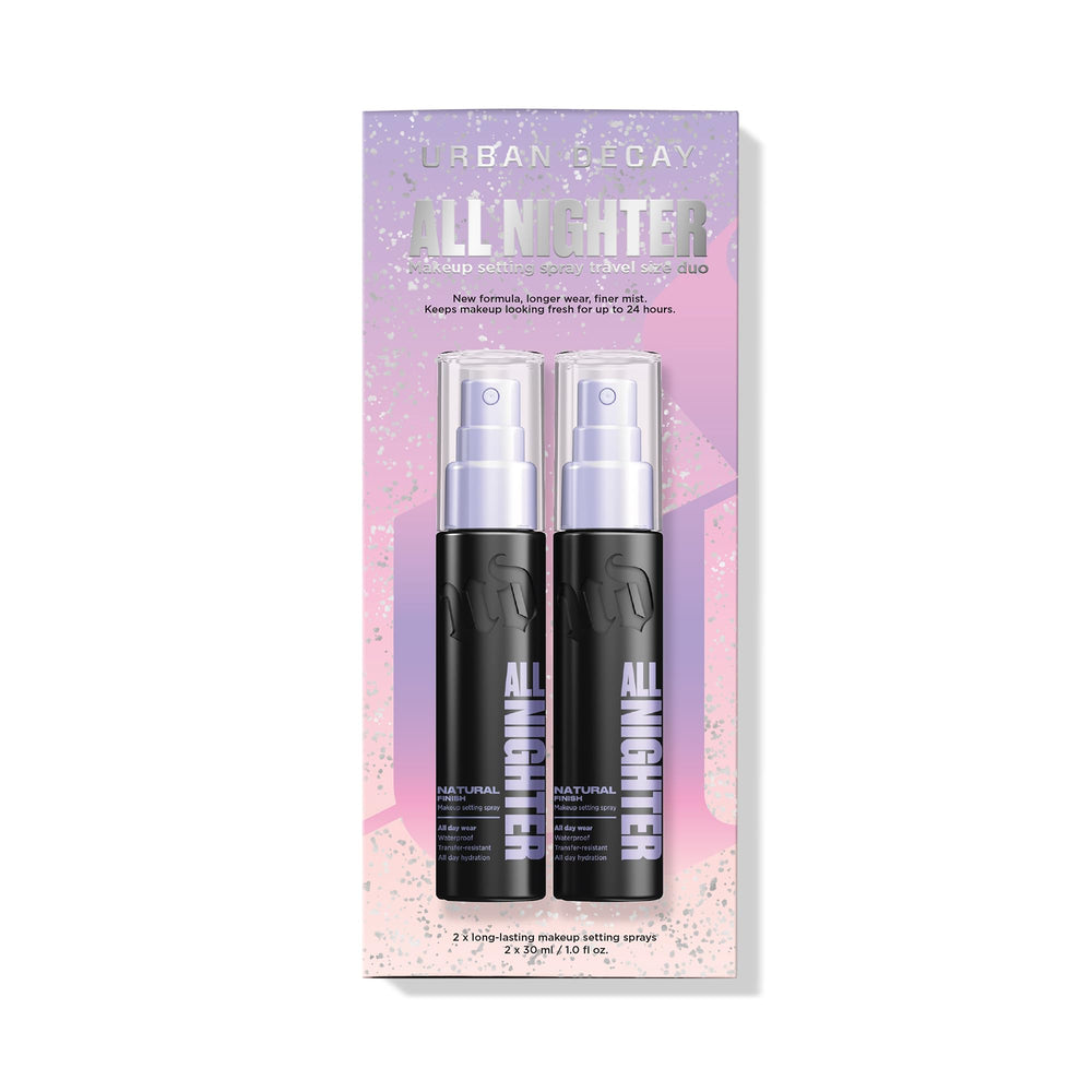 URBAN DECAY All Nighter Bouteille-pompe : spray léger pour tenue longue durée.