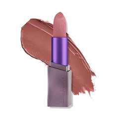 URBAN DECAY Vice Hydrating Lipstick Backtalk: labio mauve rosado, acabado mate y color duradero.
