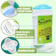 Urknall gel de transferencia, aplicación suave sobre la piel para plantillas nítidas.