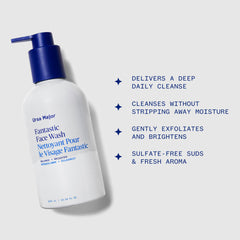 Espuma densa de Ursa Major Fantástico Limpiador Facial para limpieza rápida