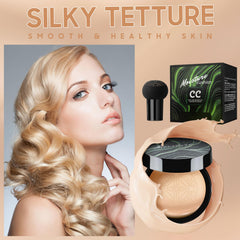 Cobertura total con Ursoulney CC, tono uniforme y natural.