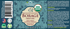 US Organic Aceite de Borago, etiqueta USDA para confianza diaria