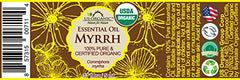 US Organic Mirra: hidro-destilación para obtener aceite puro.