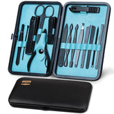 Set de uñas 16 piezas de Utopia Care, ideal para viaje y organización.