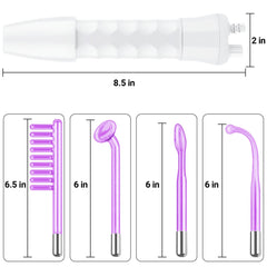 Conjunto de tubos violetas de la varita UUPAS para zonas faciales.