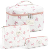 Bolso UUYUUY maquillaje de gran tamaño para organizar cosméticos en viajes.