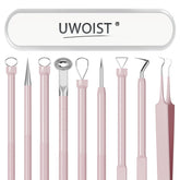 El kit UWOIST de 5 piezas rosa para limpieza de poros en casa