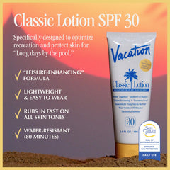 VACATION Classic fragancia premiada ARQUISTE para un aroma de playa durante todo el día.